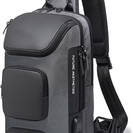 Sling Backpack Sling Bag Crossbody Backpack Shoulder Casual Daypack Rucksack for Men